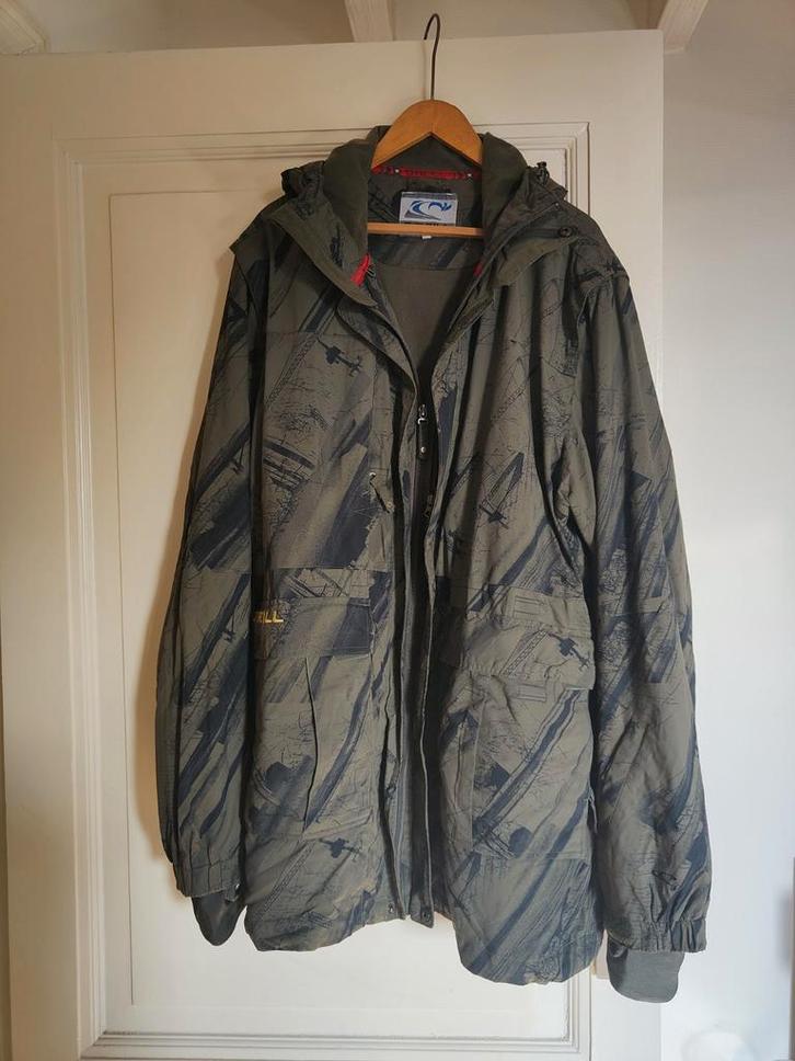 O'Neill Ski/Snowboard Jas XXL Legergroen, Kleding | Heren, Jassen | Zomer, Zo goed als nieuw, Overige maten, Groen, Ophalen of Verzenden