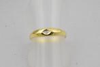 14 karaat gouden ring met Diamant 1195-G, Eu, Gebruikt, Eu, Ophalen of Verzenden