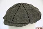 Flatcap Paperboy pet met klep grijs vissengraat 56-58 Nieuw, Ophalen of Verzenden, Nieuw, 58 cm (L, 7¼ inch) of meer, Pet