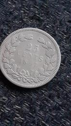 25 cent 1897 slechts kwaliteit, Postzegels en Munten, Munten | Nederland, Koningin Wilhelmina, 25 cent, Verzenden