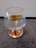 Vintage Cognac Glas met Zilveren Voet, Antiek en Kunst, Antiek | Glas en Kristal, Ophalen of Verzenden