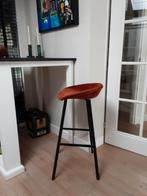 Statafel met 1 barkruk, Huis en Inrichting, Ophalen, Gebruikt, Hout, 90 cm of meer