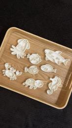 Vulvormen onderwaterdieren wit 8-delig, Kinderen en Baby's, Vossilvia99@gmail.com, Print & vorm, Nieuw, Ophalen of Verzenden