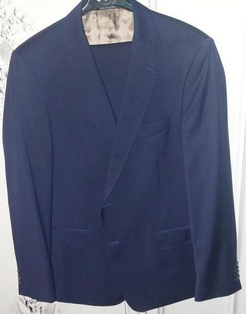 Van Gils pak colbert maat 27 broek 25 navy blauw z.g.a.n beschikbaar voor biedingen