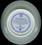 Royal Mosa Maastricht Porseleinen Herdenkingsbord 1987, Ophalen of Verzenden, Zo goed als nieuw, Nederland, Overige typen