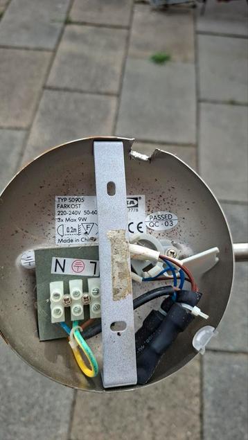 Plafondlamp met 3 Spots - Draaibaar beschikbaar voor biedingen