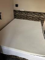 Panter boxspring 160x200, Ophalen, Bruin, Tweepersoons, Zo goed als nieuw