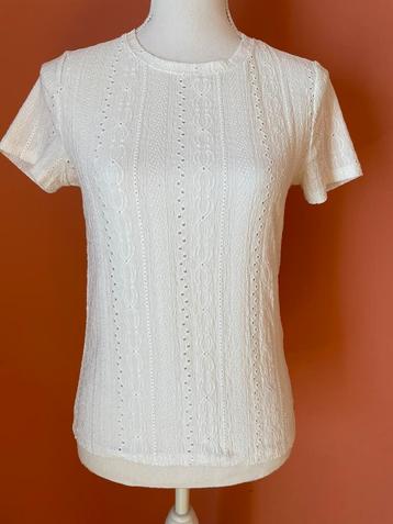 Cotton Club wit t-shirt maat 36 beschikbaar voor biedingen