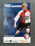Feyenoord spelerskaart Van Haaren met handtekening, Ophalen of Verzenden, Zo goed als nieuw, Feyenoord, Spelerskaart