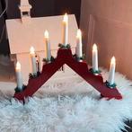 Zweedse Advent Kandelaar met Trapverlichting, Diversen, Kerst, Ophalen of Verzenden, Gebruikt