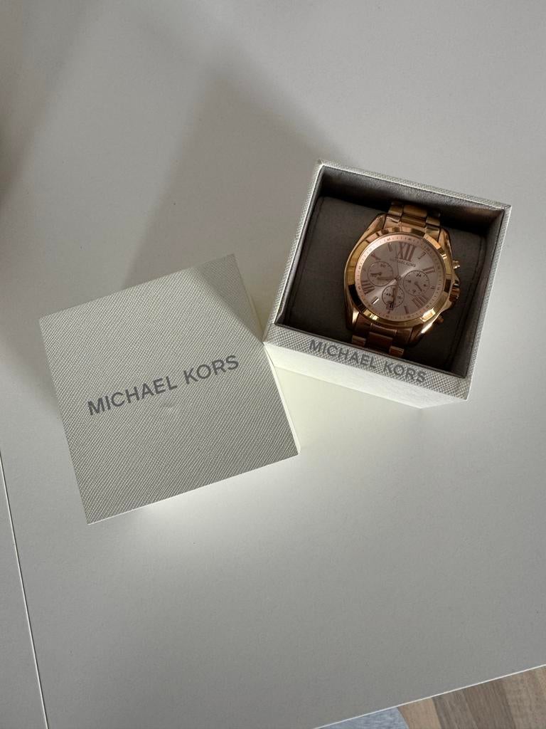 Michael Kors Horloge - Zo Goed Als Nieuw, Ophalen of Verzenden, Zo goed als nieuw, Staal, Met strass