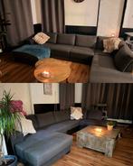 Mooie grote u bank LEES DE ADVERTENTIE GOED, Huis en Inrichting, Ophalen, Zo goed als nieuw, Stof