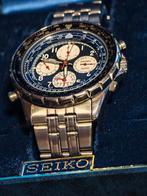 Seiko Flightmaster 7T34 from 90" NOS, Ophalen of Verzenden, Staal, Seiko