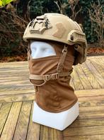 Super Fast ballisitic wendy LLLA 44.mag TAN helmet, Verzamelen, Militaria | Algemeen, Ophalen of Verzenden, Landmacht, Nederland