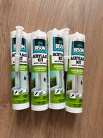 Bison Acrylaatkit Wit - 4 Tubes, Ophalen, Nieuw, Overige materialen