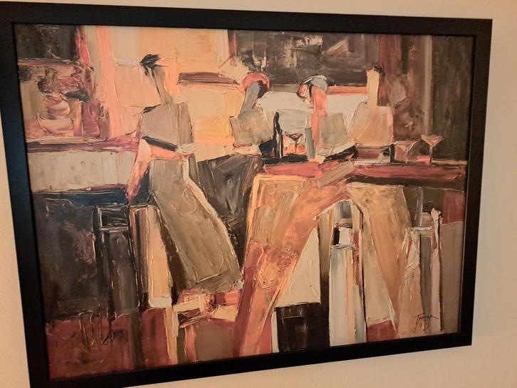 Tremler Schilderij (IKEA) in een perfecte conditie., Antiek en Kunst, Kunst | Schilderijen | Abstract, Ophalen of Verzenden