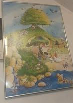 Leuke grote Diddl poster in lijst, Ophalen of Verzenden, Zo goed als nieuw, Papier, Kaart of Schrift