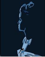 en profiel emaille op paneel, Ophalen of Verzenden