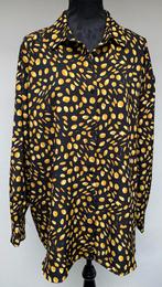 Superleuke zwarte blouse gele vlekken NORAH mt 44, Kleding | Dames, Ophalen of Verzenden, Zo goed als nieuw, Geel, Blouse of Tuniek