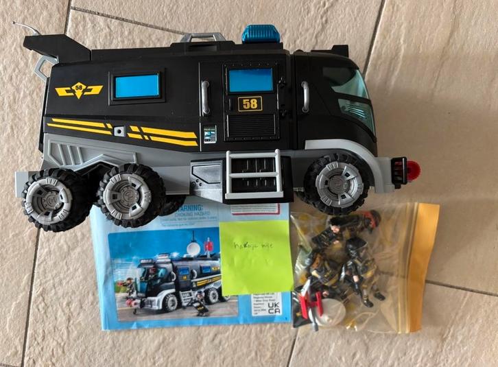 Stoere Playmobil Politiebus - Zo Goed Als Nieuw!, Kinderen en Baby's, Speelgoed | Overig, Zo goed als nieuw, Jongen of Meisje