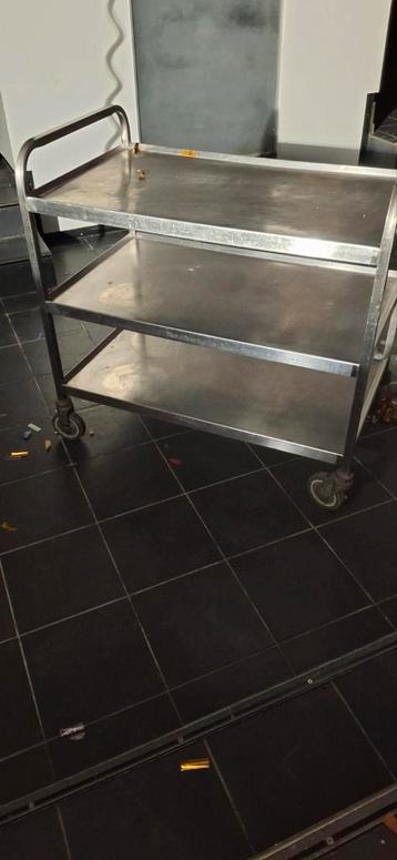 rvs horeca serveerwagen bordenwagen kast beschikbaar voor biedingen