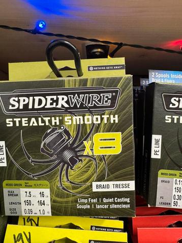 super stunt spiderwire 8 - braid 150 en 300m rollen ! beschikbaar voor biedingen