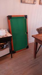 Te huur verhuur pooltafel groot tafelmodel, Sport en Fitness, Biljarten en Poolen, Zo goed als nieuw, Ophalen, Pooltafel