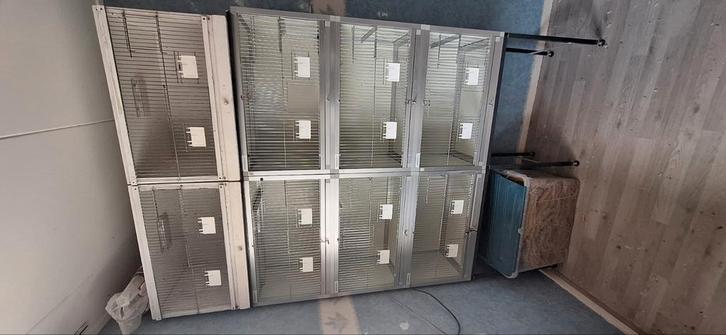 Kweekkooien, Dieren en Toebehoren, Vogels | Hokken en Kooien, Gebruikt, Broedkooi of Kweekkooi, Aluminium, Ophalen