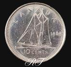 Te koop 10 cents munt uit 1989 Canada., Postzegels en Munten, Munten | Amerika, Ophalen of Verzenden, Noord-Amerika, Losse munt