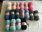 Diverse garens. Saskia Wibra. Medium Action., Hobby en Vrije tijd, Ophalen of Verzenden, Zo goed als nieuw, Breien of Haken, Wol of Garen