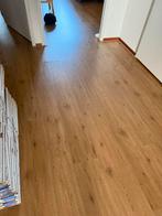 Laminaatvloer - 80m2 - gebruikt - bruin, Ophalen, Gebruikt, Bruin, 75 m² of meer