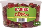 Haribo Happy Cherries - snoep in kersensmaak - 150 stuks, Diversen, Levensmiddelen, Verzenden