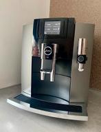 Jura E8 dark inox 2018, Witgoed en Apparatuur, Koffiezetapparaten, 10 kopjes of meer, Koffiebonen, Gebruikt, Afneembaar waterreservoir