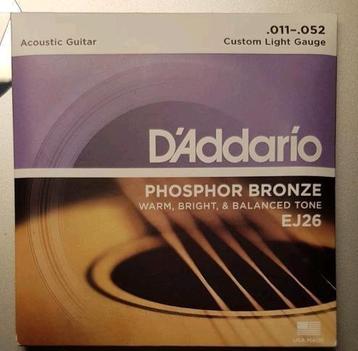 Snaren Gibson  , D'Addario, Elixir beschikbaar voor biedingen