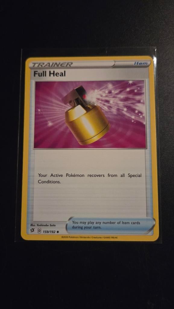 Pokemon Full Heal 159/192 Rebel Clash NM, Verzenden, Zo goed als nieuw, Losse kaart