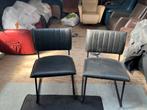 Eetkamerstoelen 2 stuks, Ophalen of Verzenden, Zo goed als nieuw, Grijs
