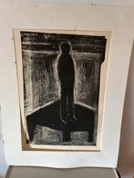 Frans de Groot. Man op tafel 1983, Antiek en Kunst, Kunst | Litho's en Zeefdrukken, Ophalen