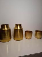 Gouden potten / vazen, Antiek en Kunst, Antiek | Koper en Brons, Ophalen of Verzenden