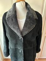 Zwarte Lammy coat jas lang winter, Kleding | Dames, Ophalen of Verzenden, Zo goed als nieuw, Maat 42/44 (L), Zwart