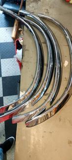 Mercedes W116 chroom spatbord randen., Ophalen of Verzenden