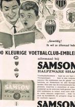 Voetbalclub-Emblemen - Samson adv. uit Tijdschrift 1962, Verzenden, Gebruikt