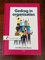 Ella Wijsman - Gedrag in organisaties, Overige wetenschappen, Ophalen of Verzenden, Zo goed als nieuw, Ella Wijsman; Gert Alblas