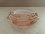 Roze glazen schaaltjes art deco pers glas, Ophalen