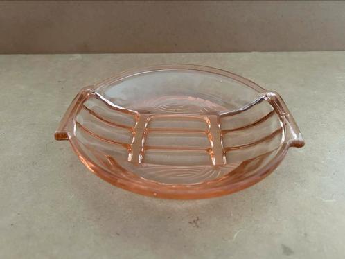 Roze glazen schaaltjes art deco pers glas, Antiek en Kunst, Antiek | Glas en Kristal, Ophalen