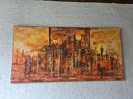 MOOI GROOT SCHILDERIJ ' de Klas' 200 x 100 cm, Ophalen, 125 cm of meer, Zo goed als nieuw, Schilderij