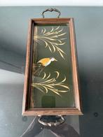 Chinees Oosters dienblad met glas, Ophalen of Verzenden