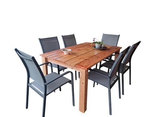 op voorraad tuintafel douglas hout DUURZAAM robuust, Tuin en Terras, Tuintafels, Nieuw, Rechthoekig, Hout, Ophalen of Verzenden