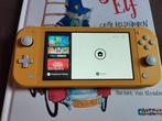 Nintendo Switch Lite Geel – Zo goed als nieuw!, Spelcomputers en Games, Ophalen of Verzenden, Geel, Zo goed als nieuw, Met beschermhoes of tas