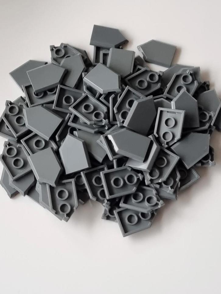 100 nieuwe lego tegels 2x3 in punt dbg / donker grijs 35341, Kinderen en Baby's, Speelgoed | Duplo en Lego, Nieuw, Lego, Losse stenen