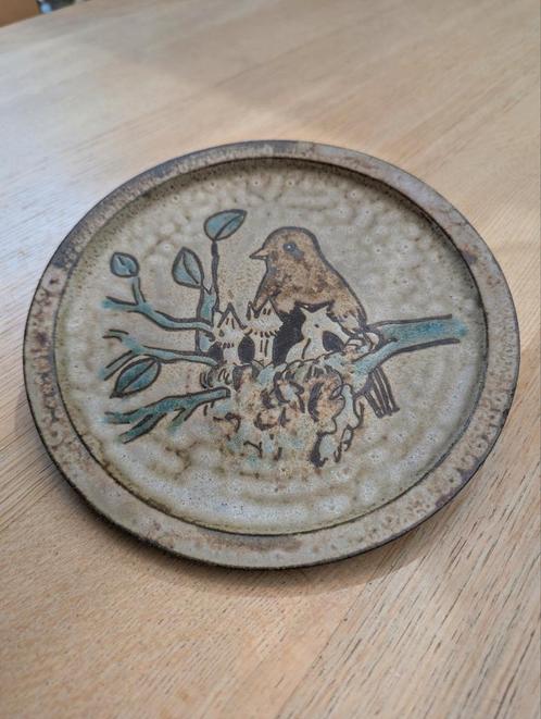 Hannie Mein wandbord met vogels (bied vanaf €25), Antiek en Kunst, Antiek | Wandborden en Tegels, Ophalen of Verzenden